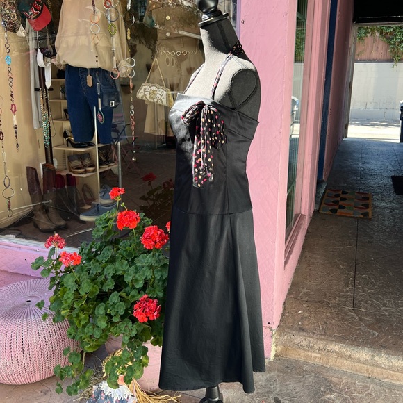 Notice - Y2K Drop Waist Halter Dress - Picture 8 of 11